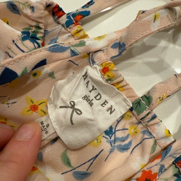 Hayden Girls Multicolor Floral Farmhouse Prairie Dress - Picture 3 of 5